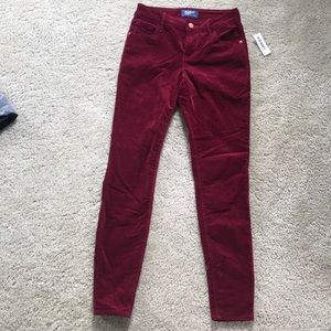 Old Navy rockstar midrise red jeans